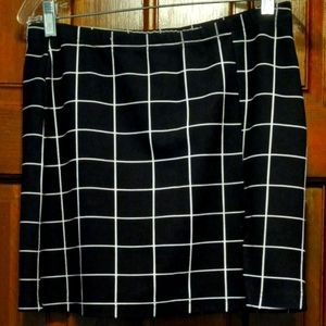 Black Sheen mini skirt